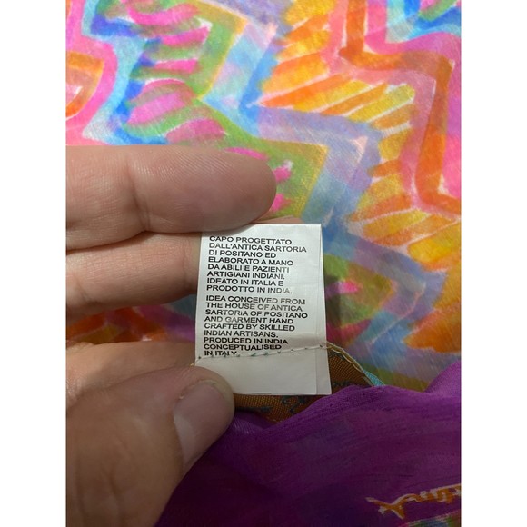 Antica Sartoria Colorful Scarf/Sarong/Shawl - Picture 10 of 12